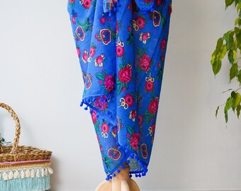Handcrafted Pareo | Pareo | Beach Wrap | Beach Sarong | Beach Wear| Beach Cover Up | Swimsuit Wrap