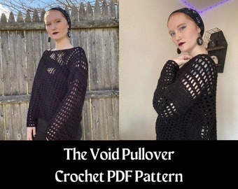 CROCHET PATTERN Easy Mesh Sweater Pattern Women's Crochet Sweater Fall Mesh Crochet Sweater Top Pattern Instant Digital Download PDF