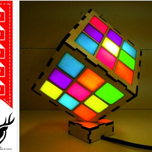 Rubik's Cube Lampenbox