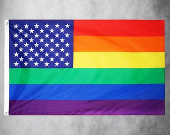 LGBT Amerika-Flagge (Pride Flagge)