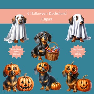 Dackel Clipart, Halloween Hund, Hund Clipart, Dackel, Dachshund, Dackel, Hund Bilder, Dackel, Clipart Bundle, Hundekunst,