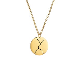 Kintsugi Necklace Self Care Necklace Necklace Friendship Encouragement Gift for Her Break Up Gift Kintsugi Jewelry Divorce Gift Broken