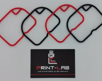 Carburetor gasket BVF MZ etz 250 ts 250 es 175 / 250 - TPU - LongLife reinforced