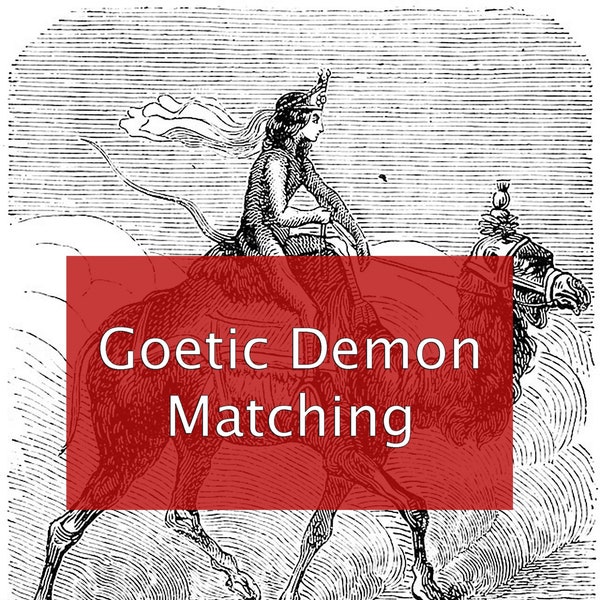 Goetia Goetic Demon Spirit Matching (24 Stunden oder weniger)