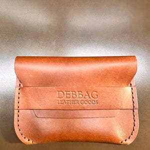 Visitenkarten Tasche | Kreditkarten Etui Leder Handgemacht  Lederportemonnaie