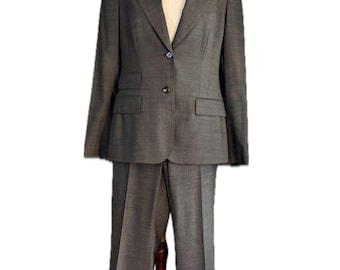 Authentic Dolce & Gabbana dark gray pantsuit (jacket + pants) in size M