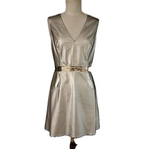 Authentic Roberto Cavalli gold dress in size M