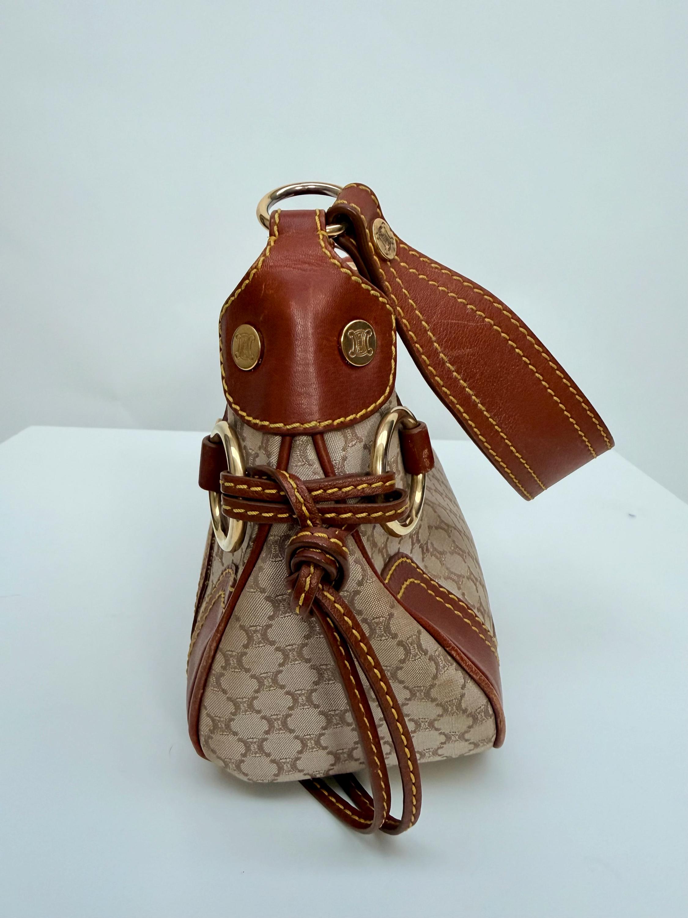 Authentic Vintage Celine Macadam Baguette Bag | Old Celine Paris