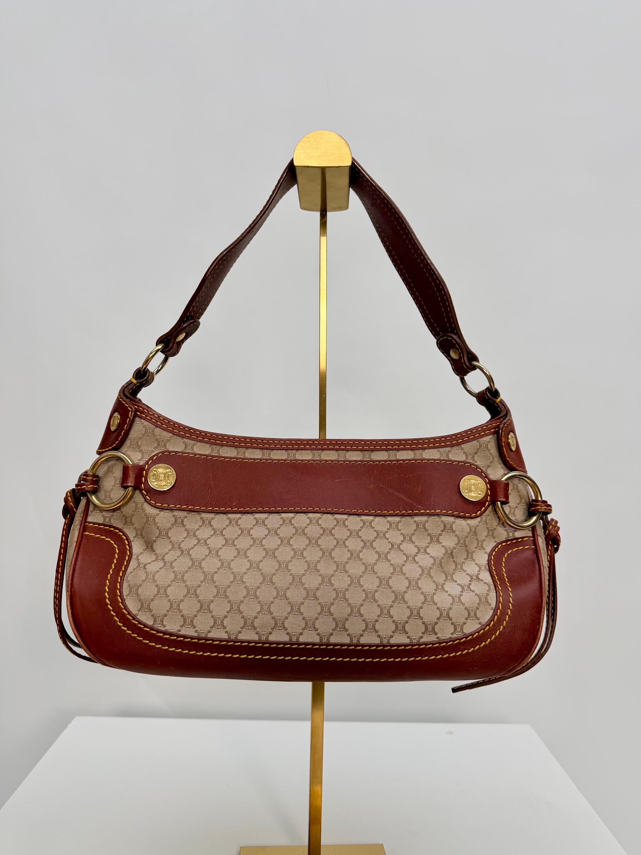 Authentic Vintage Celine Macadam Baguette Bag | Old Celine Paris