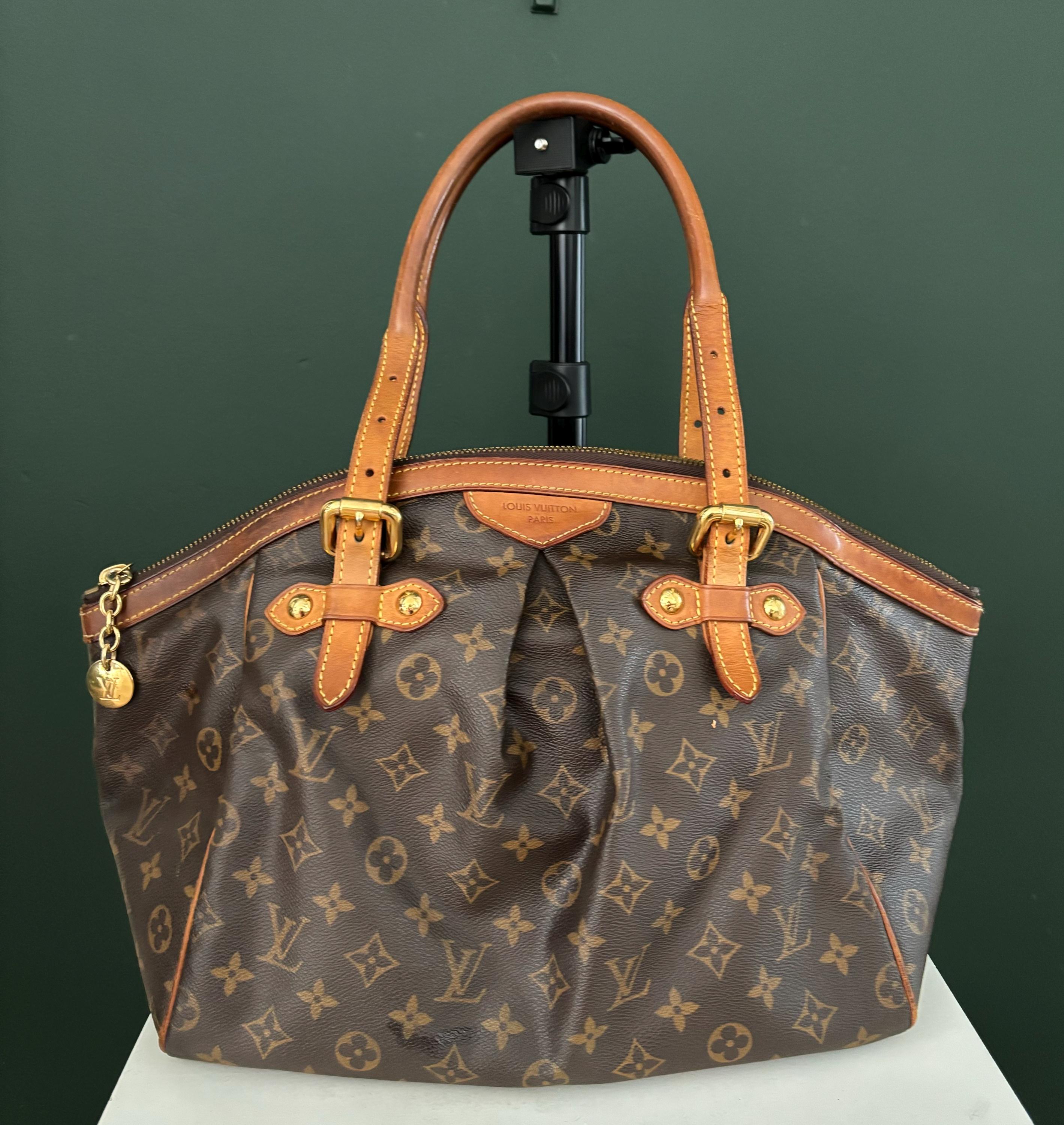 Authentic Louis Vuitton LV Tivoli GM Monogram Brown Shoulder Bag Etsy