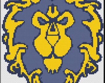 World of Warcraft, Alliance symbol cross stitch pattern