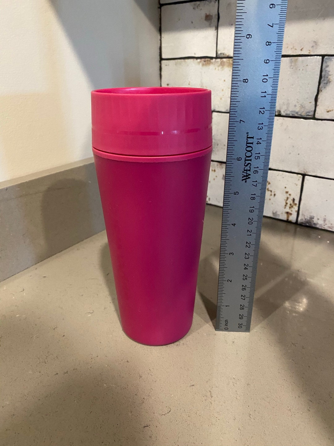 360 Degrees Pink Tupperware Commuter Mug Etsy