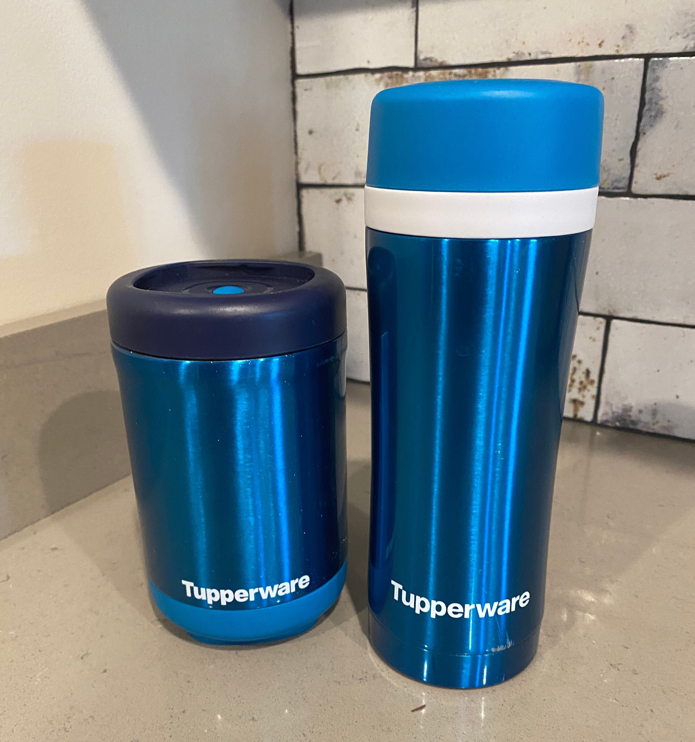 Tupperware Crystalwave Microwave Cup Mug Heat N Serve Vent Lid CHOICE Color  3155 With Lid Blue Gray 