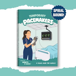 Temporary Pacemakers: Visual Guide for Nurses - Spiral Bound Study Guide - Bundle (2026)