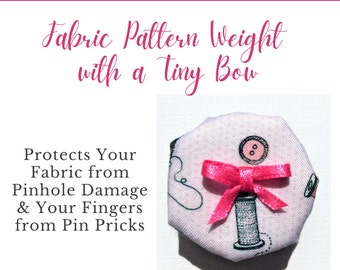 Pattern Sewing Weights PDF Digital Download Instructional Tutorial, Sewing Accessory, Easy Sew, Fat Quarter Friendly