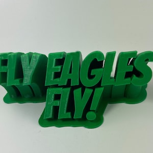 Philadelphia Eagles Fly Eagles Fly Desktop Sign /  Decoration