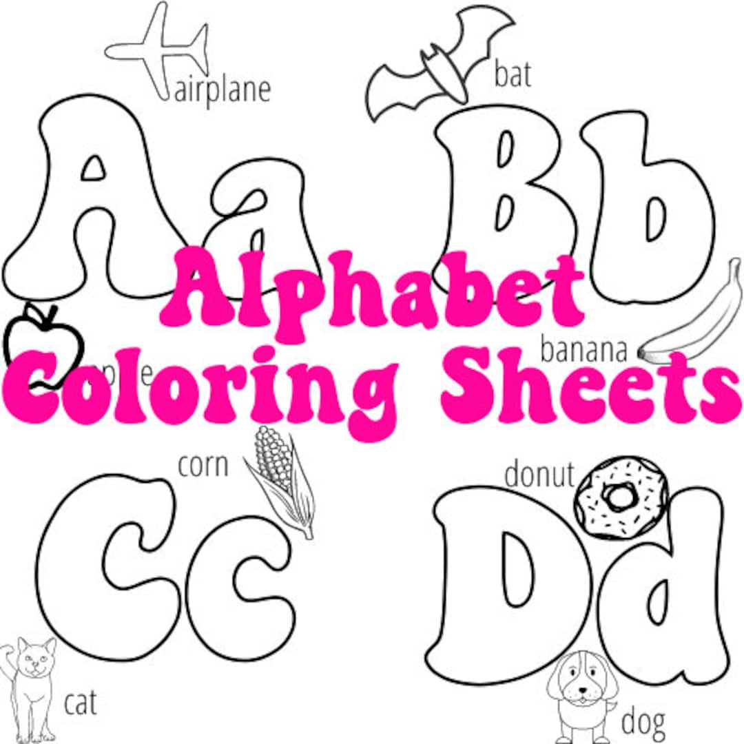 Alphabet Coloring Sheets Etsy - Il 1080xN.3690089423 Ghio 