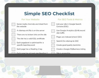 Lista de verificação simples de SEO | Uma referência rápida para impulsionar o SEO do seu site