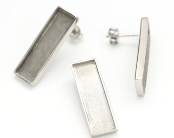 Stainless Steel Base, DIY Earrings, Empty Jewelry Base, Empty Necklace, Steel Base, DIY Necklace, Pendant Steel, Pendant