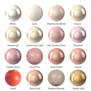 SWAROVSKI 5810, Swarovski Pearls, Authentic Swarovski, Drilled Round Pearls for Jewelry Making, Wedding, Iridescent, Dreamy, Pearlescent