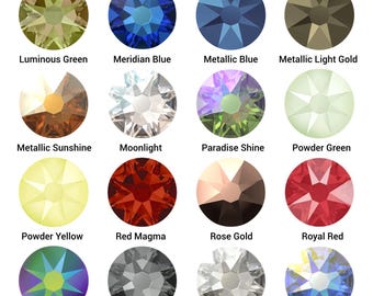 Swarovski 2088 Effects • Flatback Crystals • No Hotfix Rhinestones for Dancewear, Nails