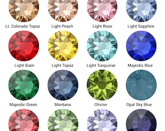 Swarovski 2088 Color • Flat Back Crystals • Genuine Rhinestones