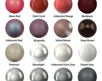 Swarovski 5810 • 12mm • Classic Round Crystal Pearl