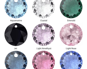 Swarovski 6430 • Classic Cut Pendant • Faceted Round Crystal for Jewelry Making