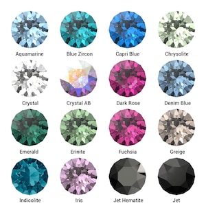 Swarovski 1088 SS34 • XIRIUS chaton – puntige achterkant kristal • 7,27 mm (0,29 in)