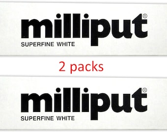 Milliput • Superfine White • 113.4g/4oz Kit (Epoxy Putty) • 2 Packs