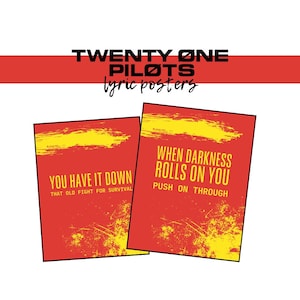 Clancy twenty one pilots Lyric Posters