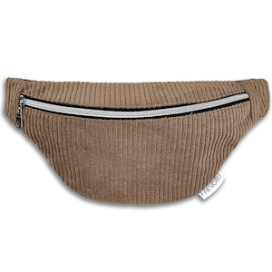 Belt bag cord beige / cord belly bag / belt bag / cord bag / crossbody bag / hip bag / cord bag / shoulder bag women's small image 2