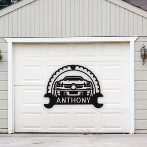Classic Car Metal Sign Garage Sign for Father Car Enthusiast Gift for ...