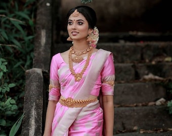 Buy Silver Saree Blouse Online In India 