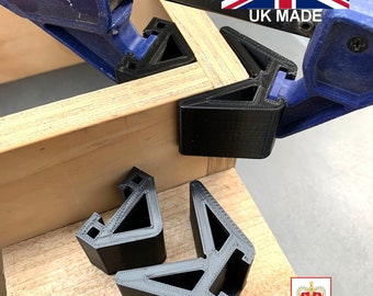 x2 Pairs Heavy Duty Corner Clamp Adaptors for Irwin Mini Quick Grips joinery carpentry 90 degree angle