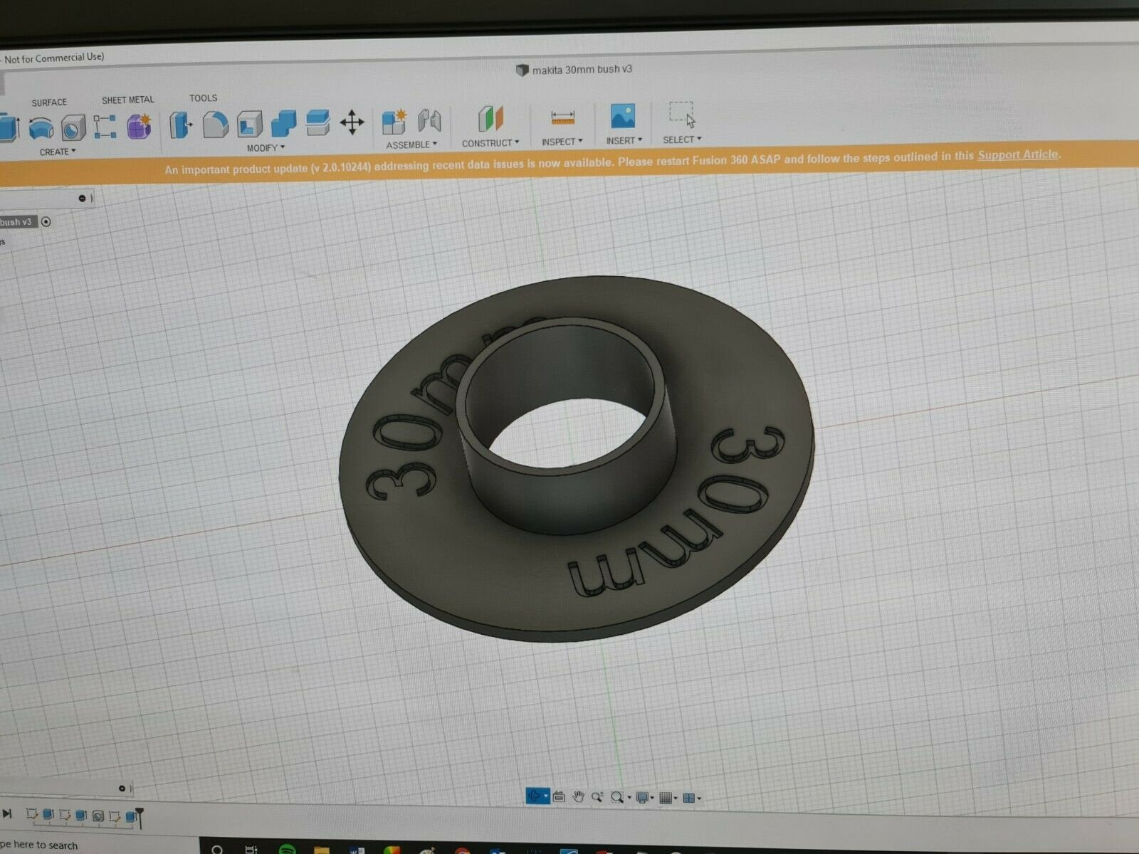 1/4 Router Trimmer 20mm & 30mm Guide Bushes for Makita Etsy