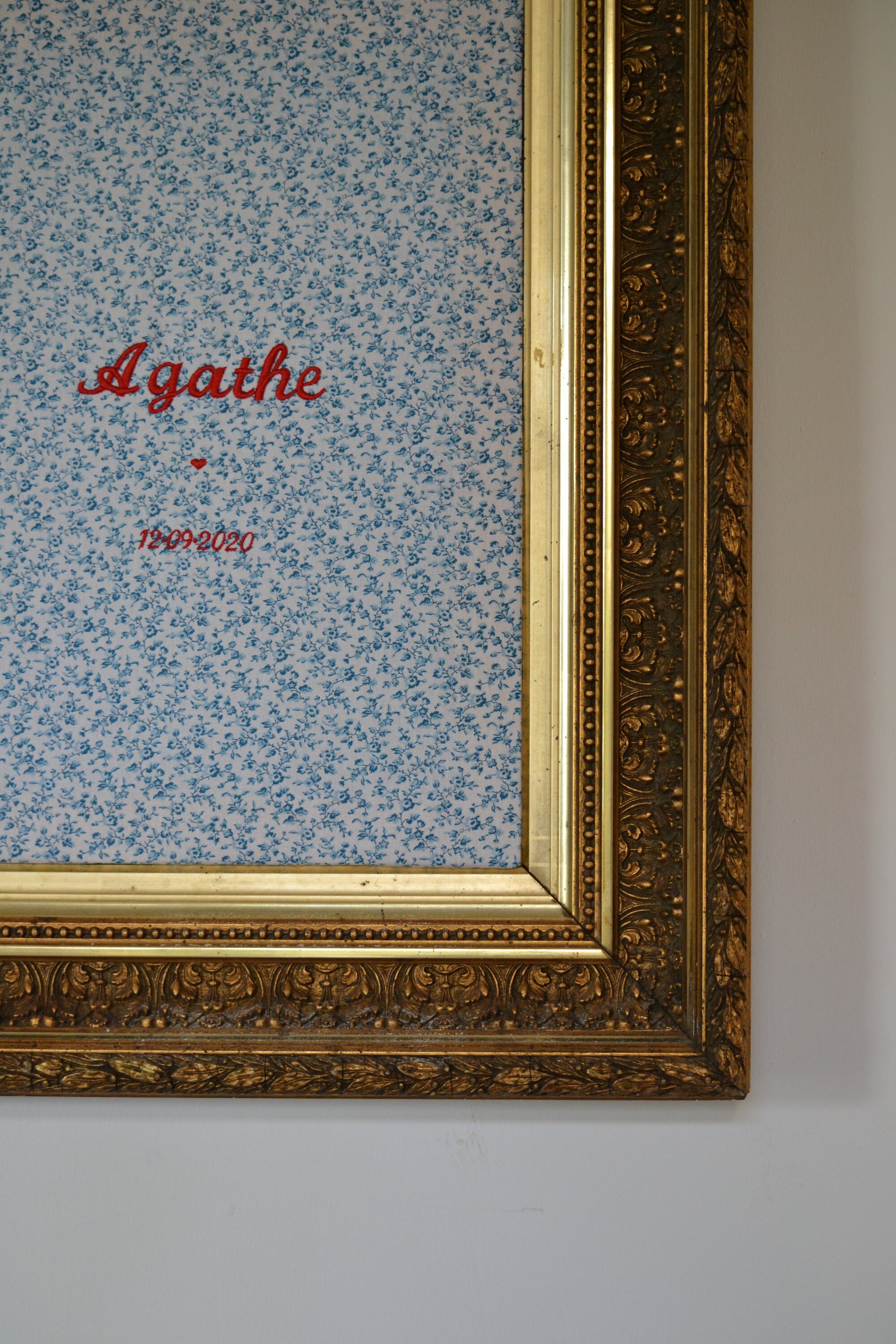 Tableau Brodé Naissance