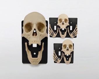 Gothic Skull Light Switch, Multicolor, Toggle