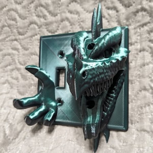 Dragon Light Switch Cover, Double, Toggle