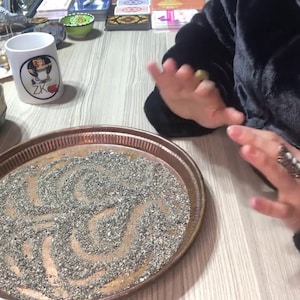 Sand Wahrsagerei, Wahrsagerei, Wahrsagerin, Zukunftswahrsage