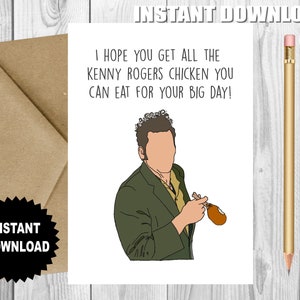 Seinfeld Birthday Card, Kramer, Funny BIRTHDAY Kramer, 