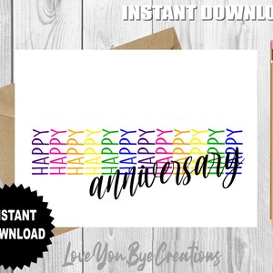 ANNIVERSARY Card | Happy Anniversary Greeting Card | Anniversary Gift | Gift For Couple |Stylish Card |Anniversary Card | Anniversary Card