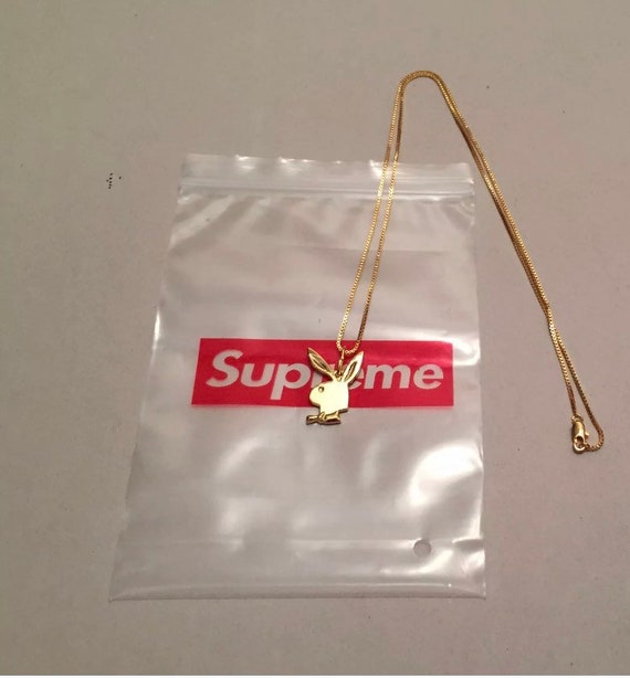 Supreme/playboy Bunny Pendent \u0026 Chain 