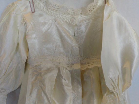 Baptism/chistening Vintage Infant Gown w/bonnet c… - image 4