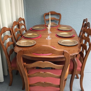Ethan Allen Dining Chair Set - Etsy Ethan Allen Dining Chair Set - Etsy