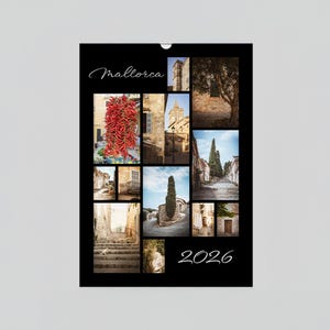Mallorca Wandkalender 2026 – Sineu, Petra & Pollença Fine Art Fotografie | A3 Wandkalender met 12 Originele Foto's | Mediterraans Cadeau