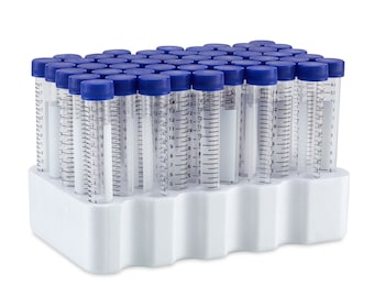 50 X 15ml Sterile Plastic Centrifuge Test Tube Vial Container Powder Craft UK SELLER