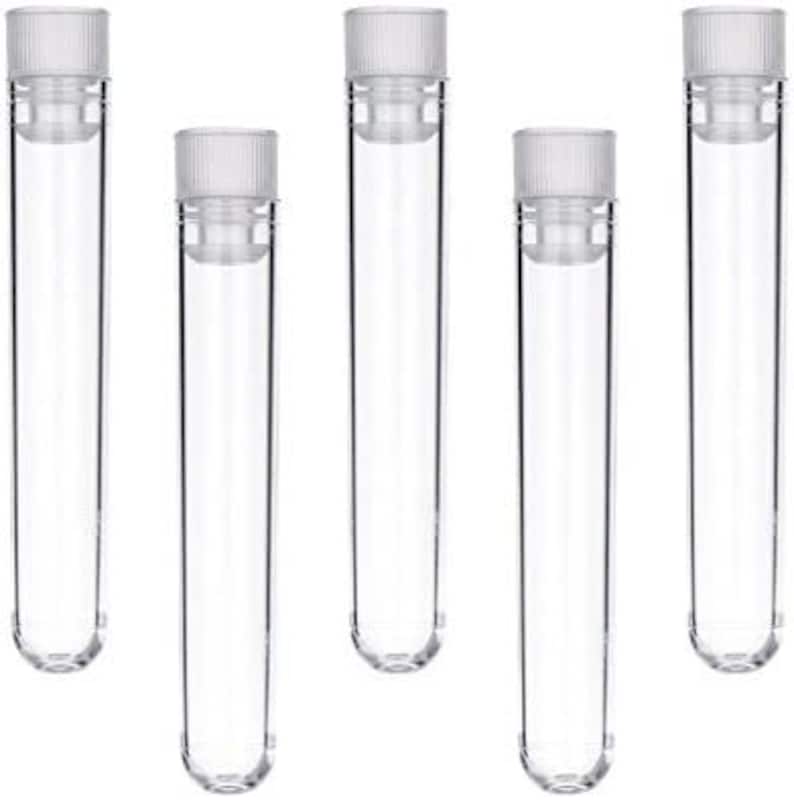 Plastic Test Tubes,pack of 20 Plastic Sample Test Tubes Gift Tubes With