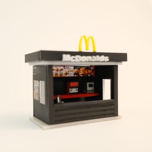 Miniature Diorama Booth Mcdonald's for Diorama Lover Gift Collection ...