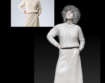 Diseño de modelo 3D personalizado a partir de foto: archivo STL para impresión 3D